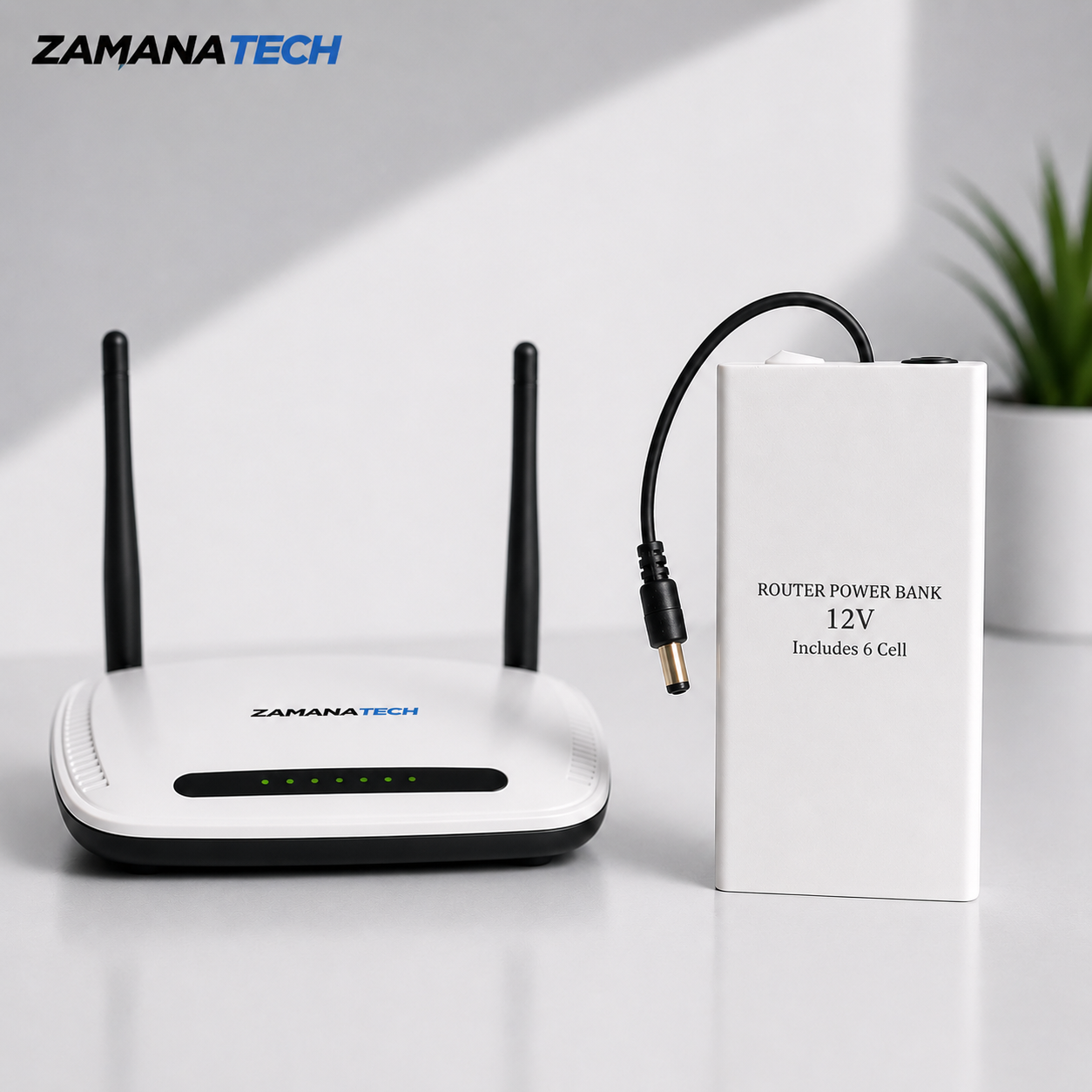WiFi Router Power Bank (8–10Hrs Backup)