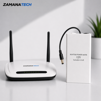 WiFi Router Power Bank (8–10Hrs Backup)